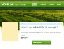 Tablet Screenshot of mg-stahl.hu